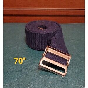 Posey 6528 Navy Blue Gait Belt Medical Hospital Nursing Lift Transfer 70"